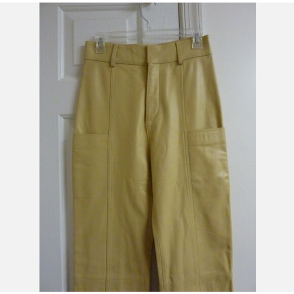 Frame Seamed Leather Pant - Picture 3 of 6